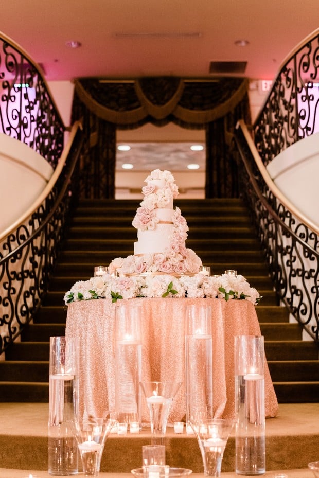 elegant cake table