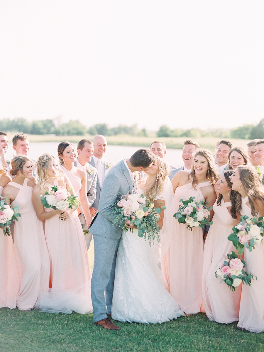 A Classic Blush And White Wedding In Texas