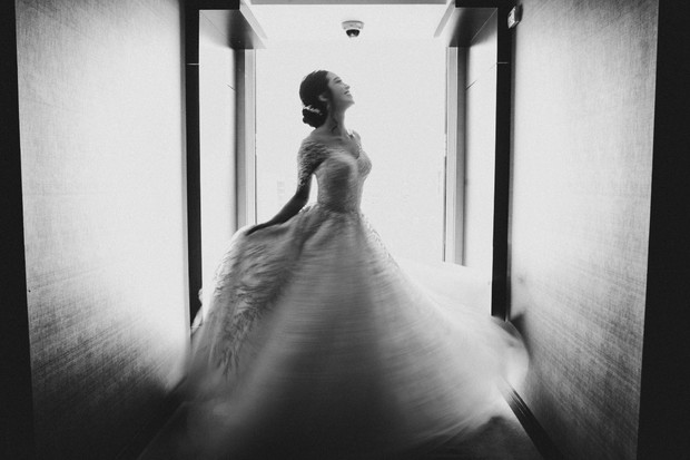 wedding dress twirl