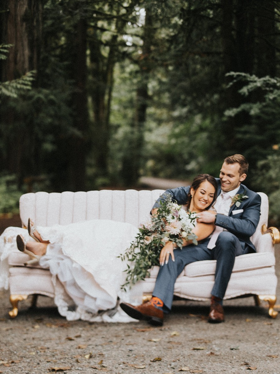 An Elegant Little Romance Wedding In The Woods