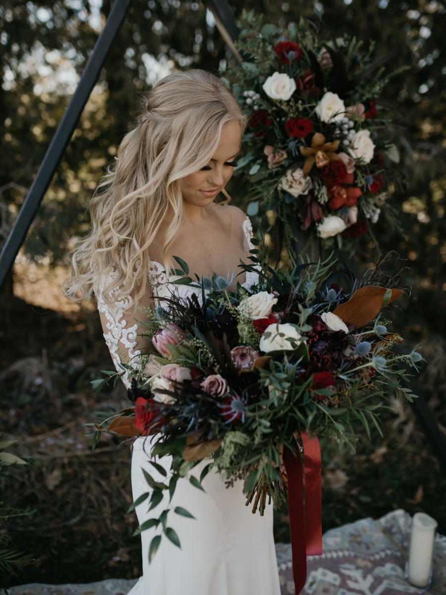 Moody Bohemian Romance Wedding For Two