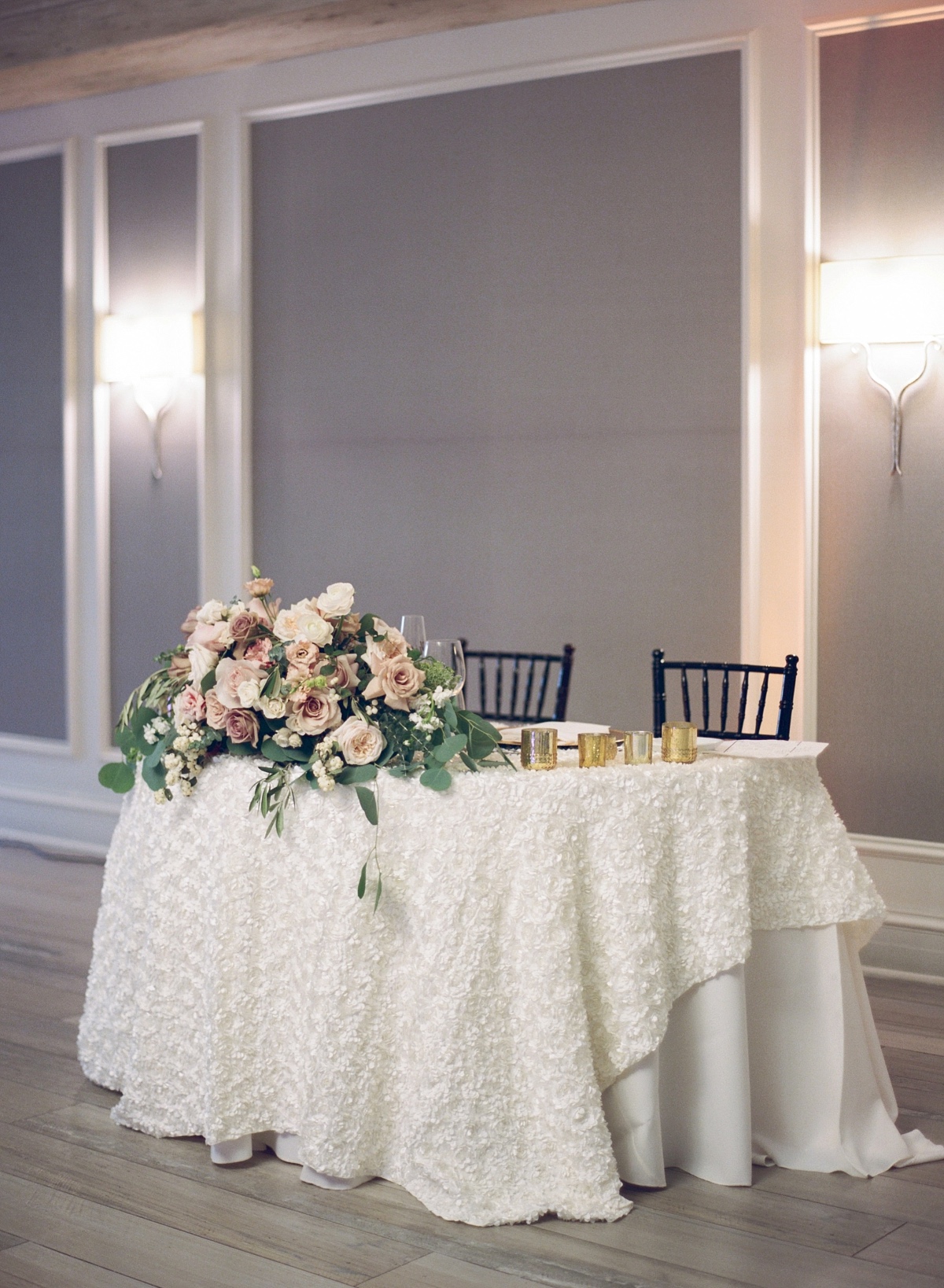 soft pastel sweetheart table