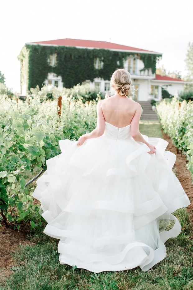 Flowing wedding dress from Brides for a Cause