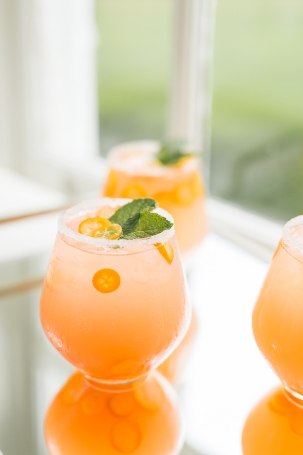 kumquat wedding cocktail