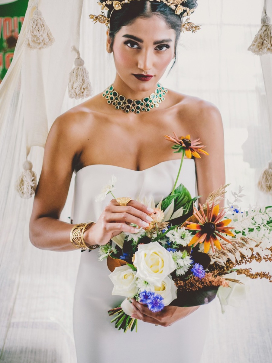 Old World Inspired Frida Kahlo Wedding Ideas