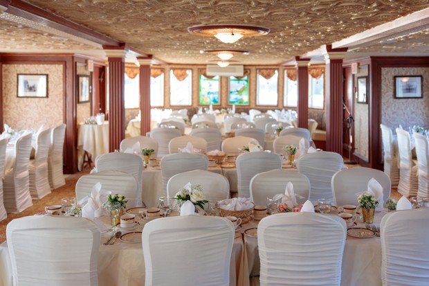 steamship wedding reception
