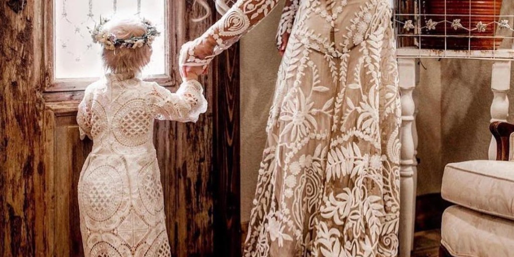 These Matching Brides and Flower Girls Give Us All the Feels