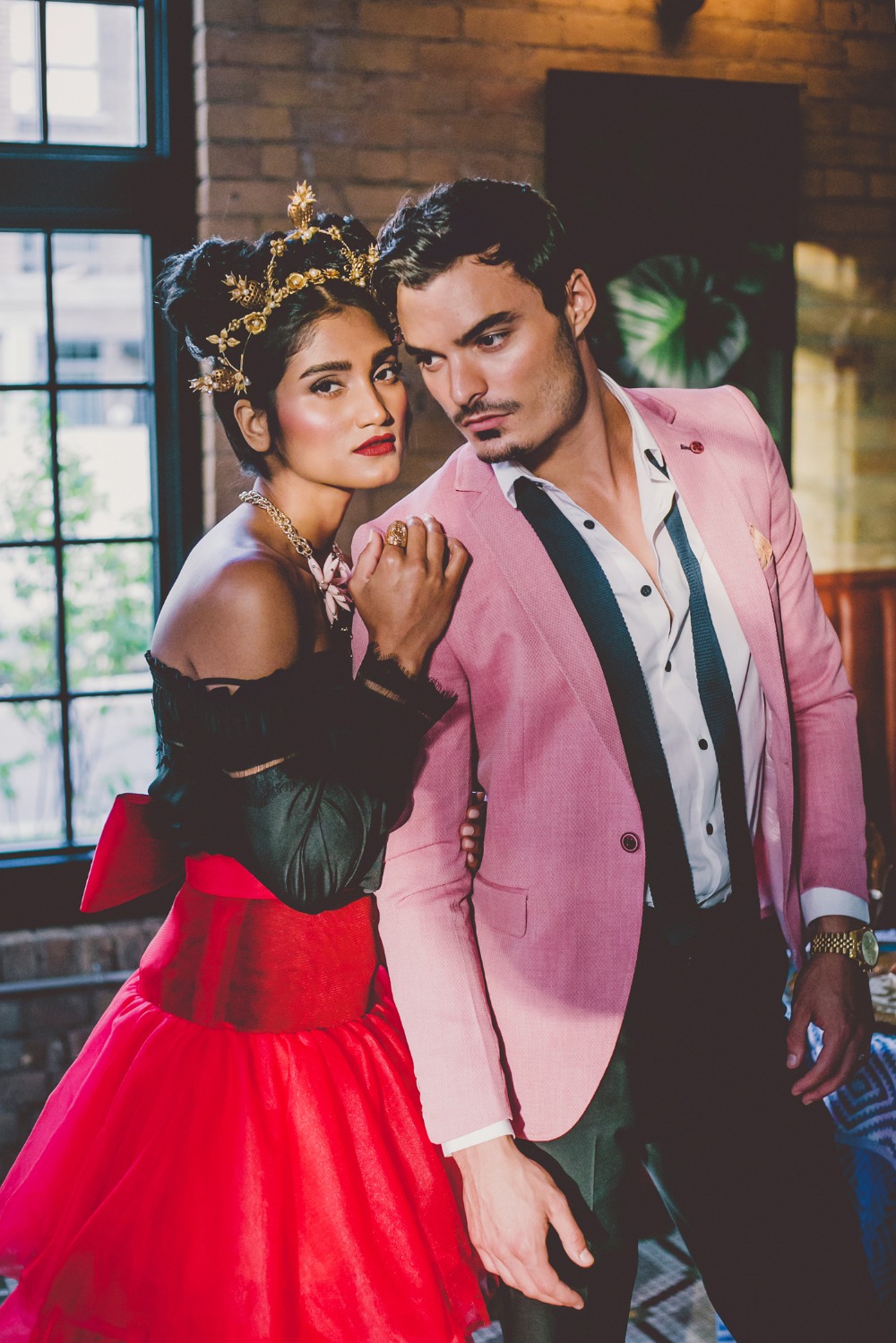 Frida Kahlo inspired wedding style