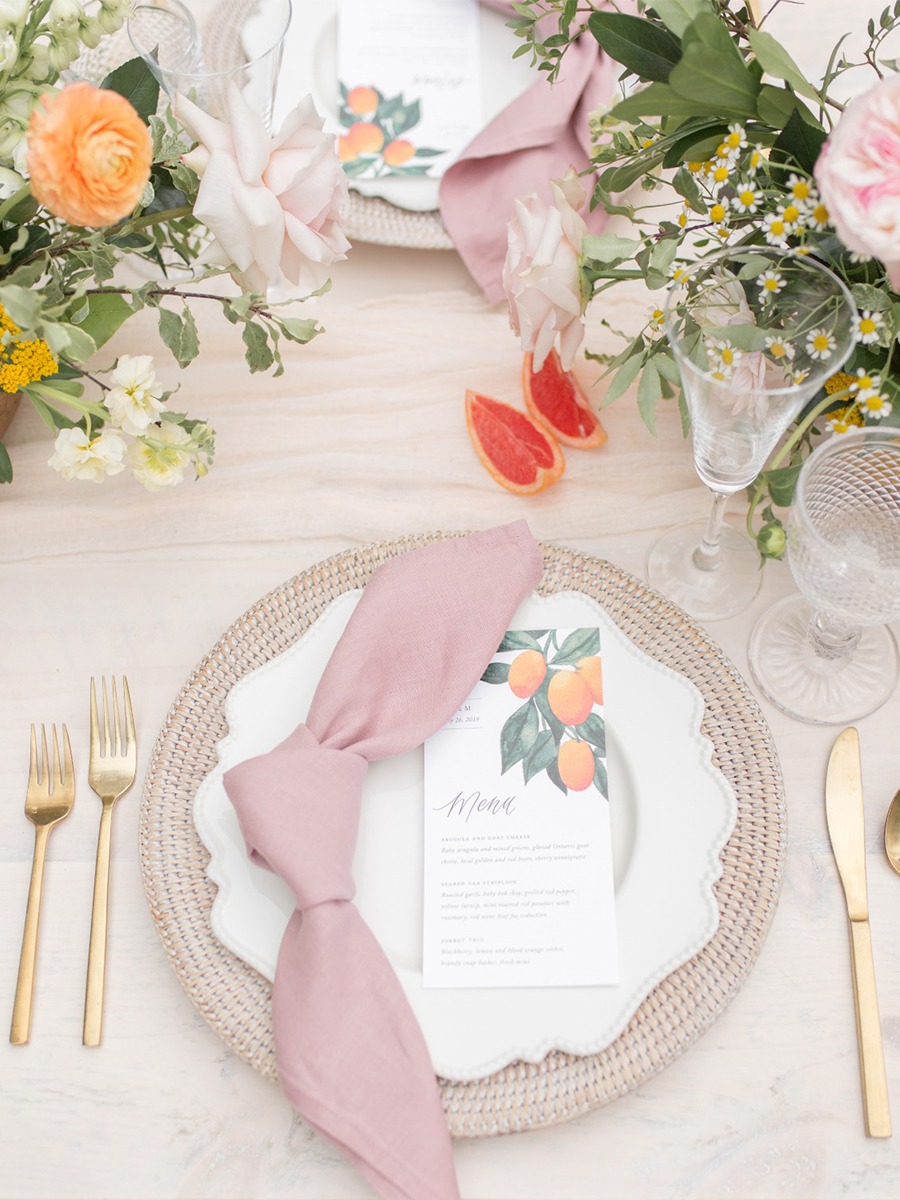Whimsical Citrus Inspired Shoot On The First Day Of Spring