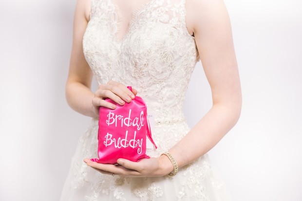 Bridal Buddy makes it easier for brides to use the bathroom in their  wedding dress
