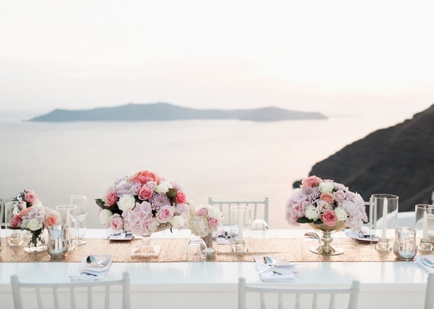 chic reception in Greece