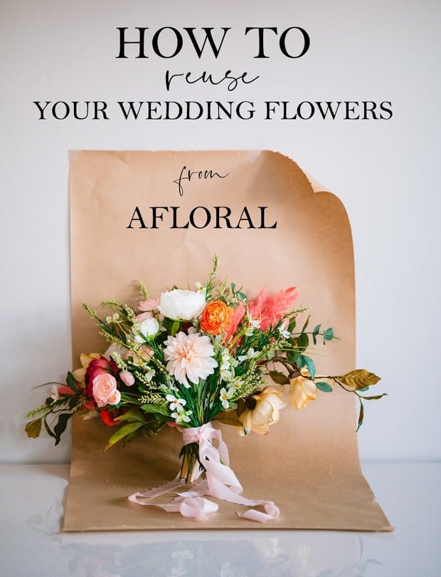 How to resue your wedding flowers from AFLORAL