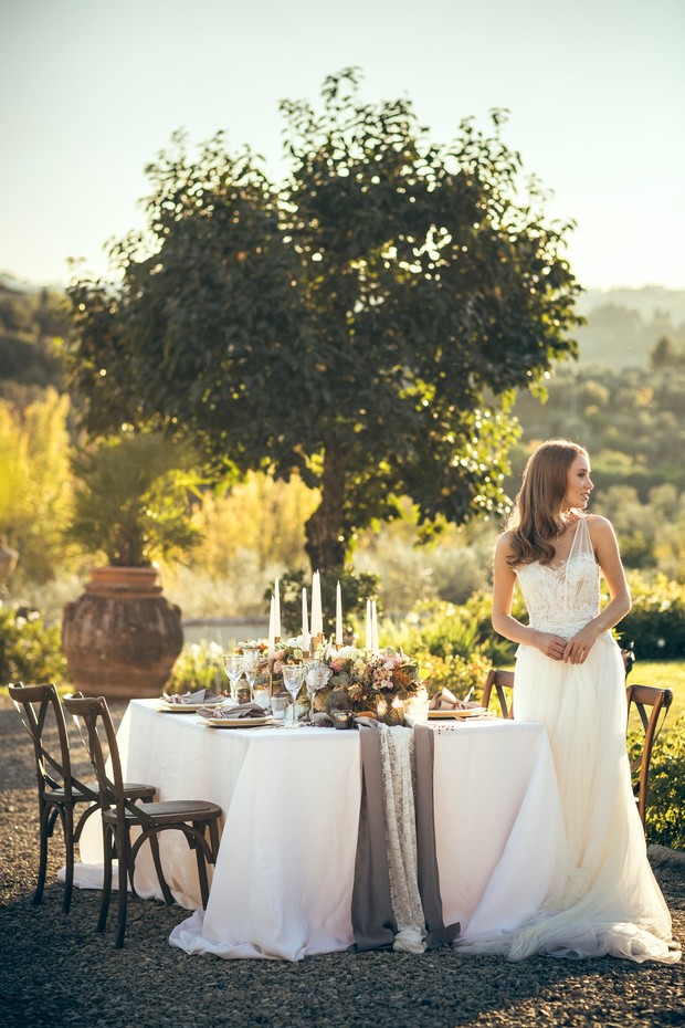 harvest inspired wedding in Tuscany