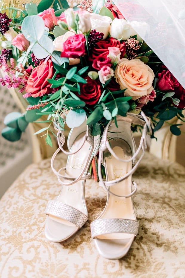 Loub bridal heels