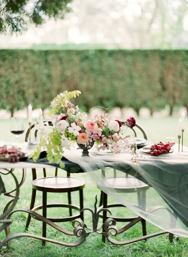 Elegant and chic table decor