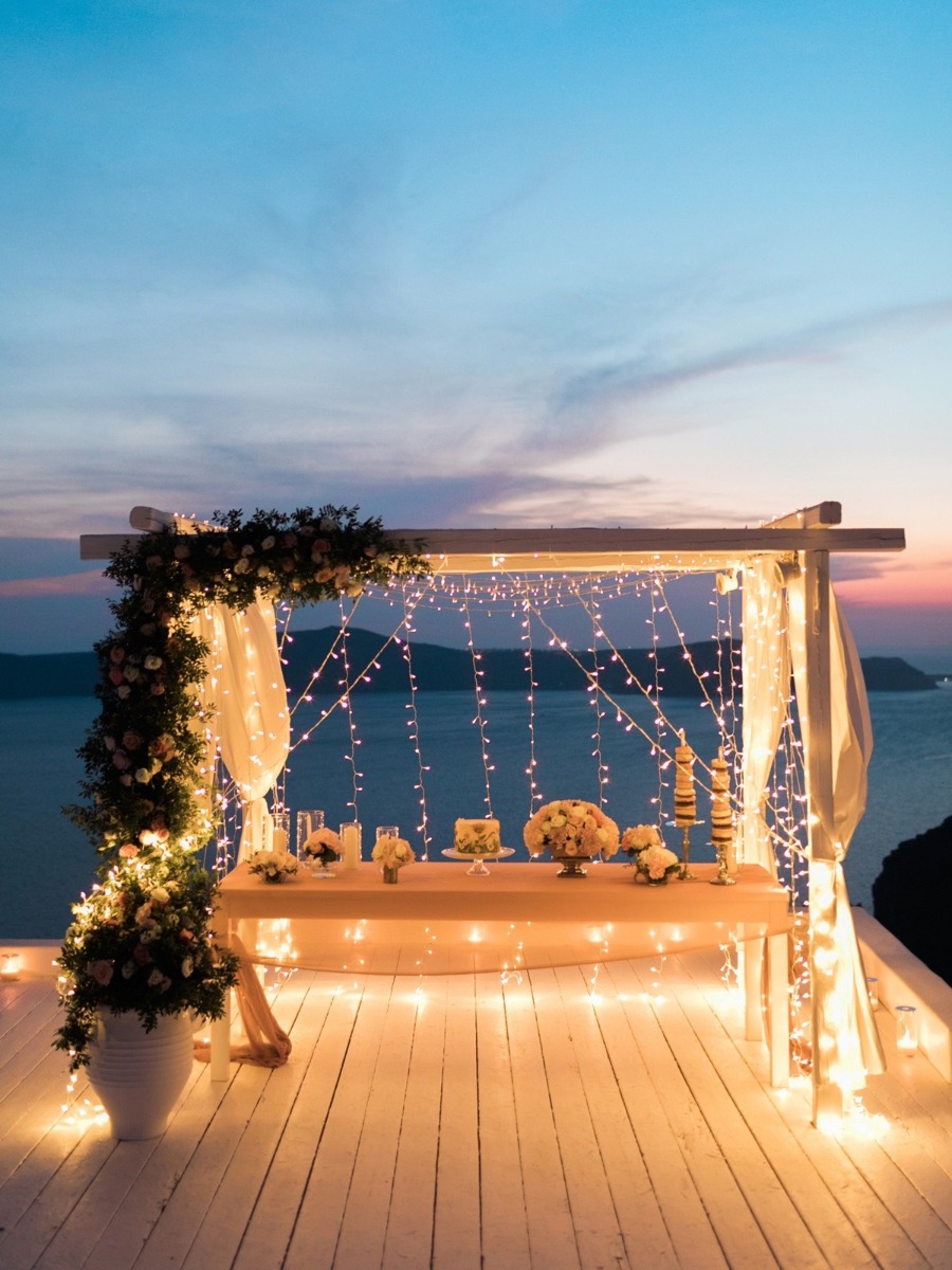 Feel The Love at This Breathtaking Wedding Celebration in Santorini