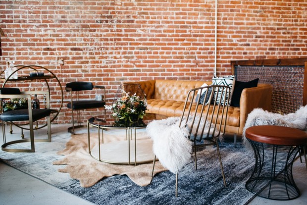 wedding mid century modern lounge