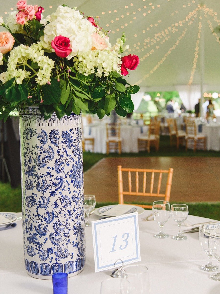 Multi Tradition Blue And White Wedding