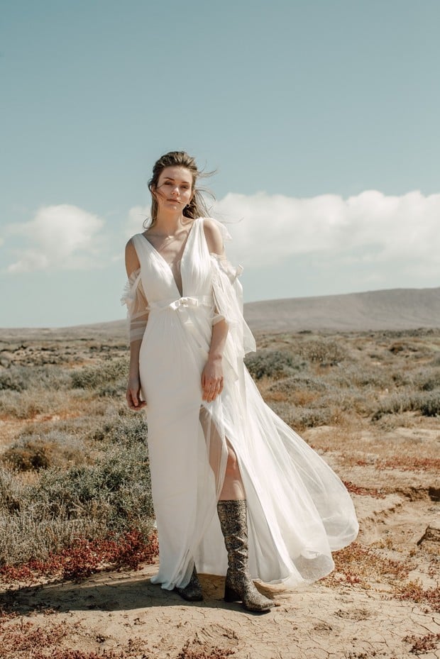 gorgeous wedding dress from Ritual Unions 2020 Bridal Collection 'BLOW'