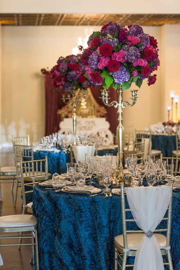 beauty and the beast themed wedding reception