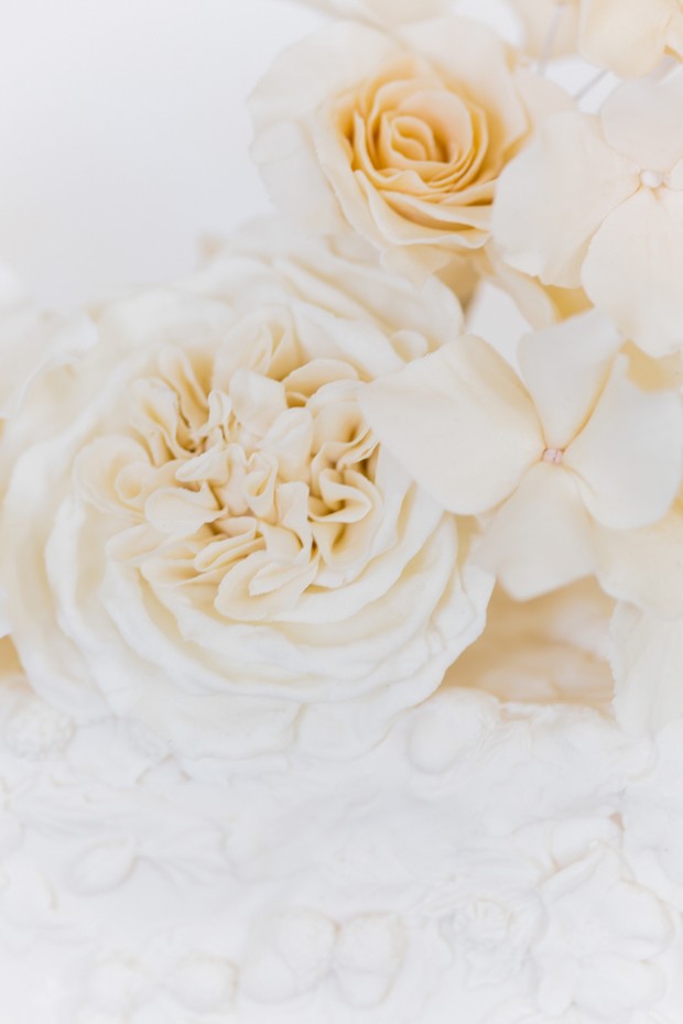 ivory wedding roses