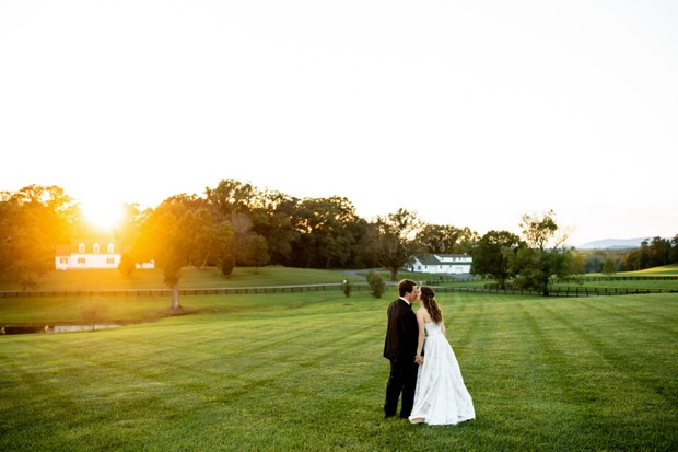 farm outdoor wedding
