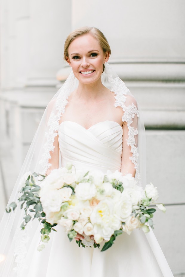 timeless + classic bridal look