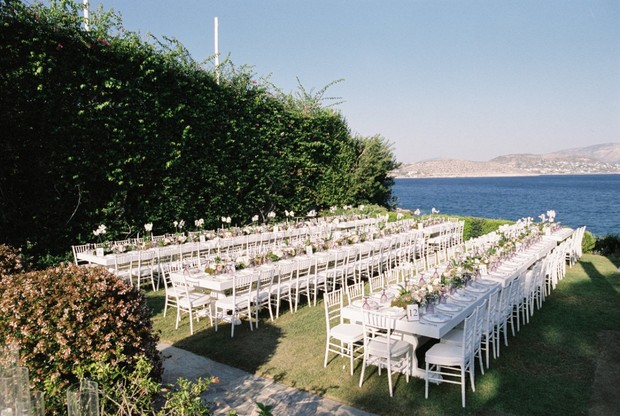 seaside wedding in Greece