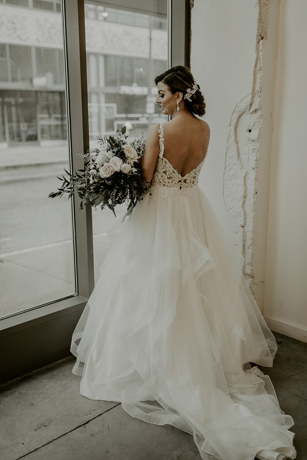Kenneth Winston wedding dress