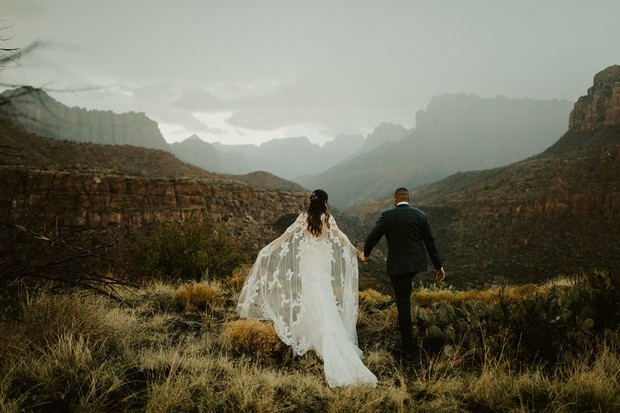 dreamy elopement at Zion National park