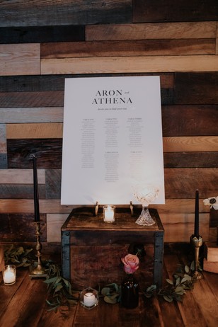 wedding seating assignment