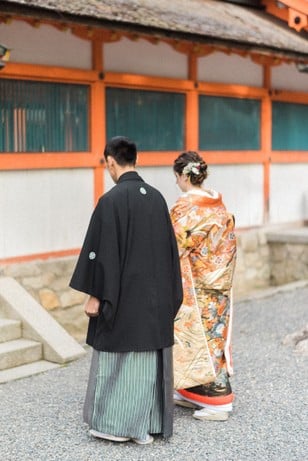 wedding couple in Japan