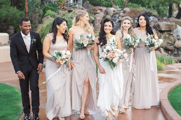 sweet and formal bridal party