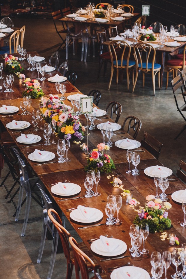 family style table seating