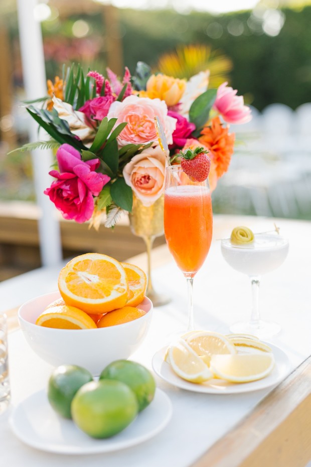 fruity signature wedding cocktails