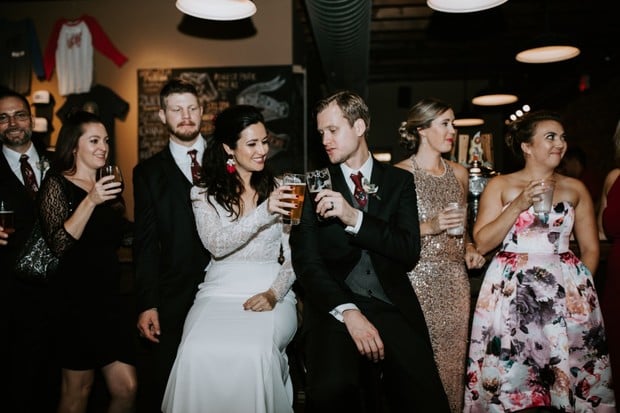 cheers to this moody laid-back wedding in St. Louis