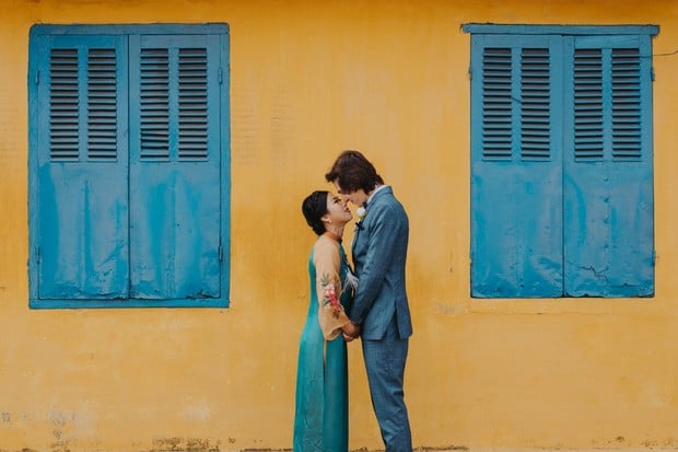 Romantic wedding shoot in Vietnam