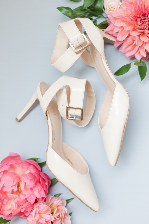nude heels for bride