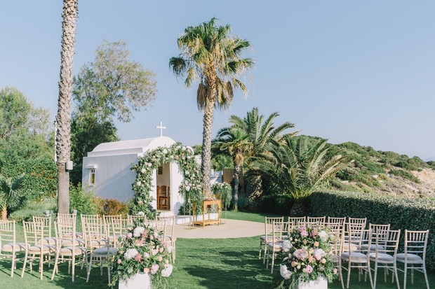 wedding ceremony in Greece