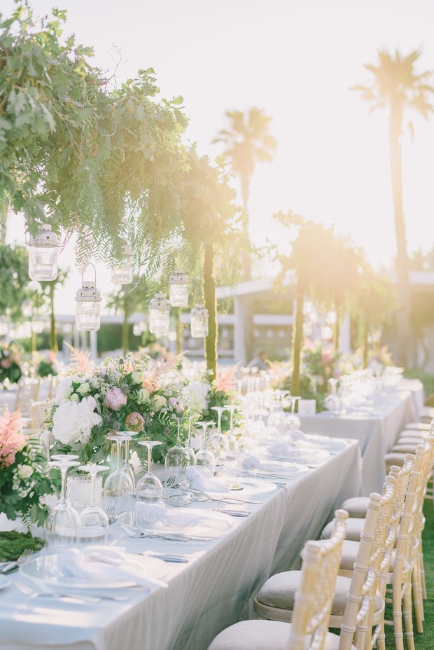 floral decor wedding reception