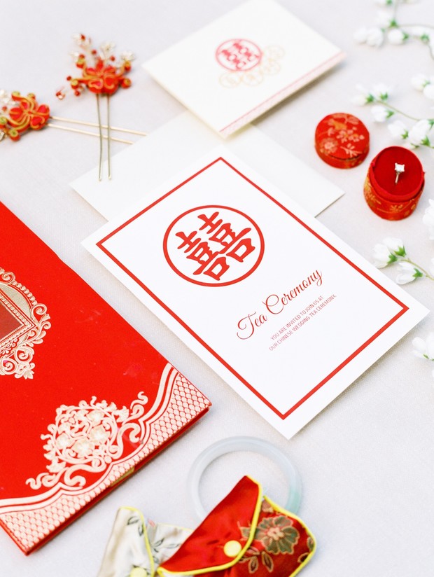 Chinese tea ceremony invitations