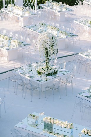 no budget all white wedding in Greece