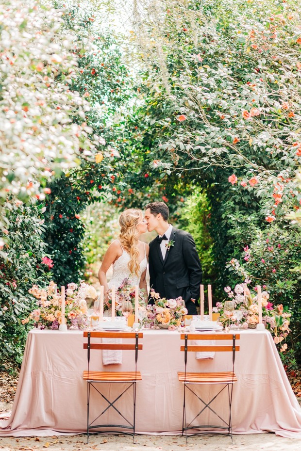 summer whimsy garden wedding