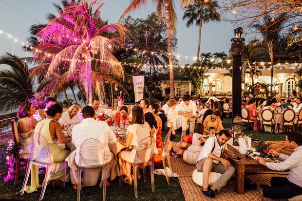 dramatic lighting for your outdoor wedding in Mexico