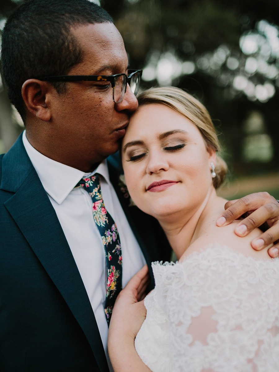 An Effortless Looking Wedding Day In Navy And Pink