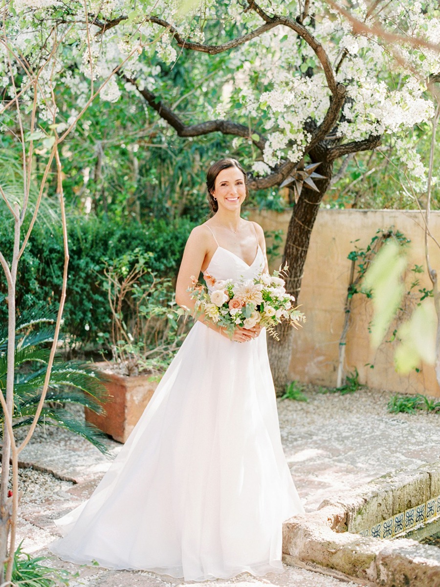 Blush And Green Arizona Spring Wedding