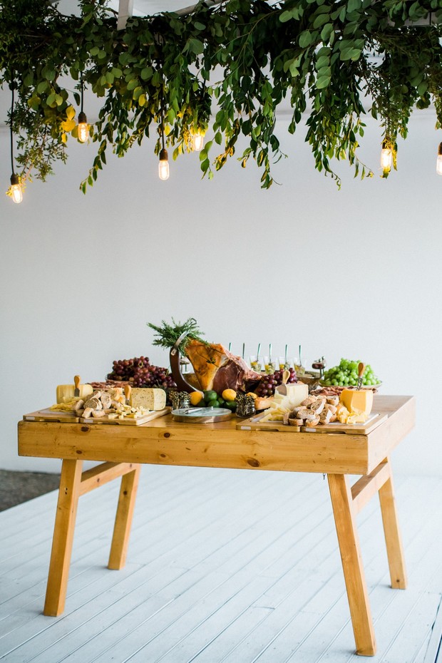 wedding cheese table