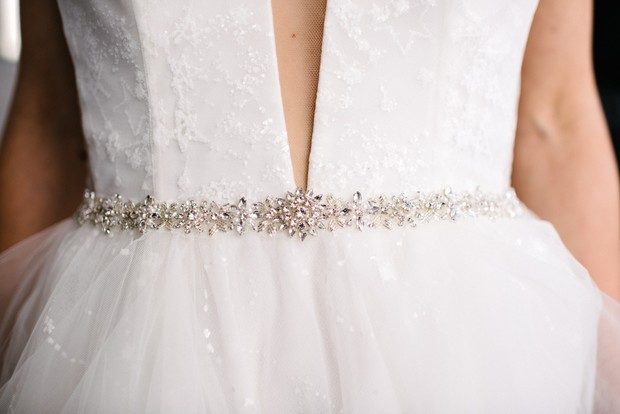 constellation wedding dress