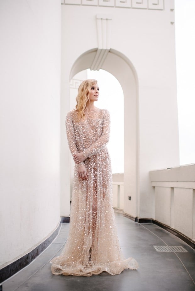 glittery gown from Chosen by One Day