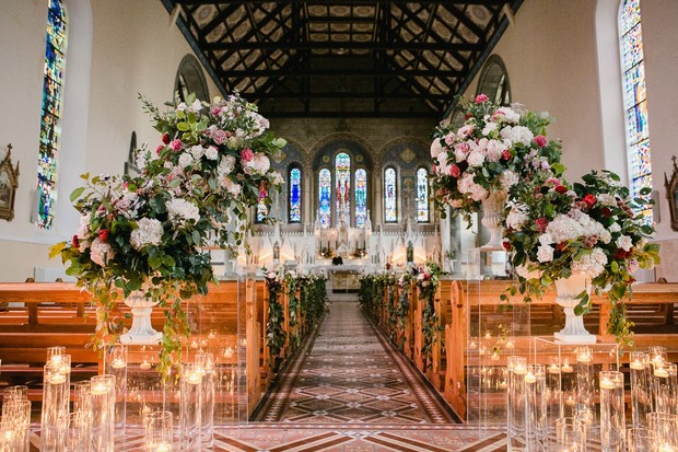 Gorgeous church ceremony in Ireland